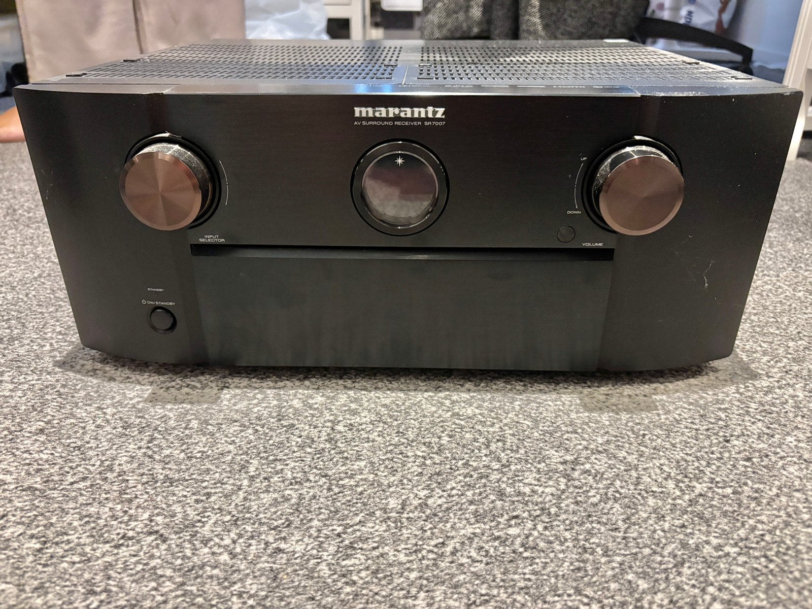 Marantz SR7007 AV receiver surround versterker, inc audyssey, Zo goed als nieuw, 120 watt of meer, Ophalen, Marantz