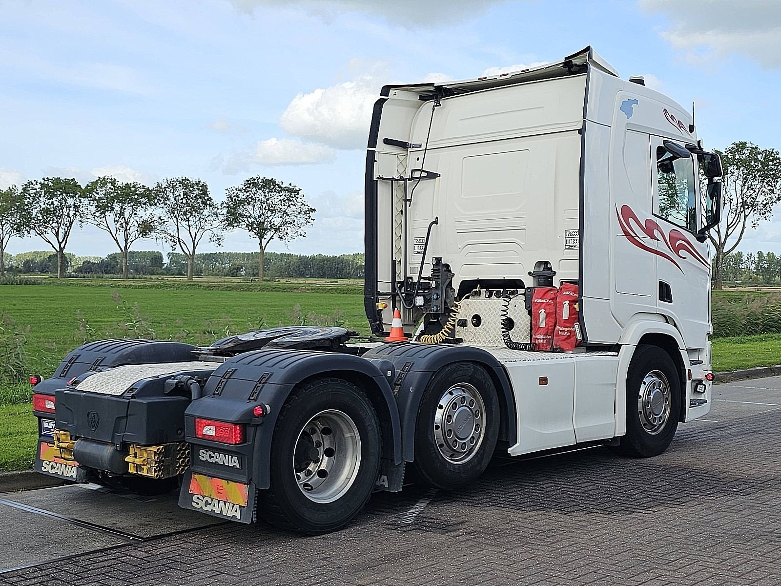 SCANIA R450 6x2/4 nb, Automaat, Euro 6, Scania, Wit