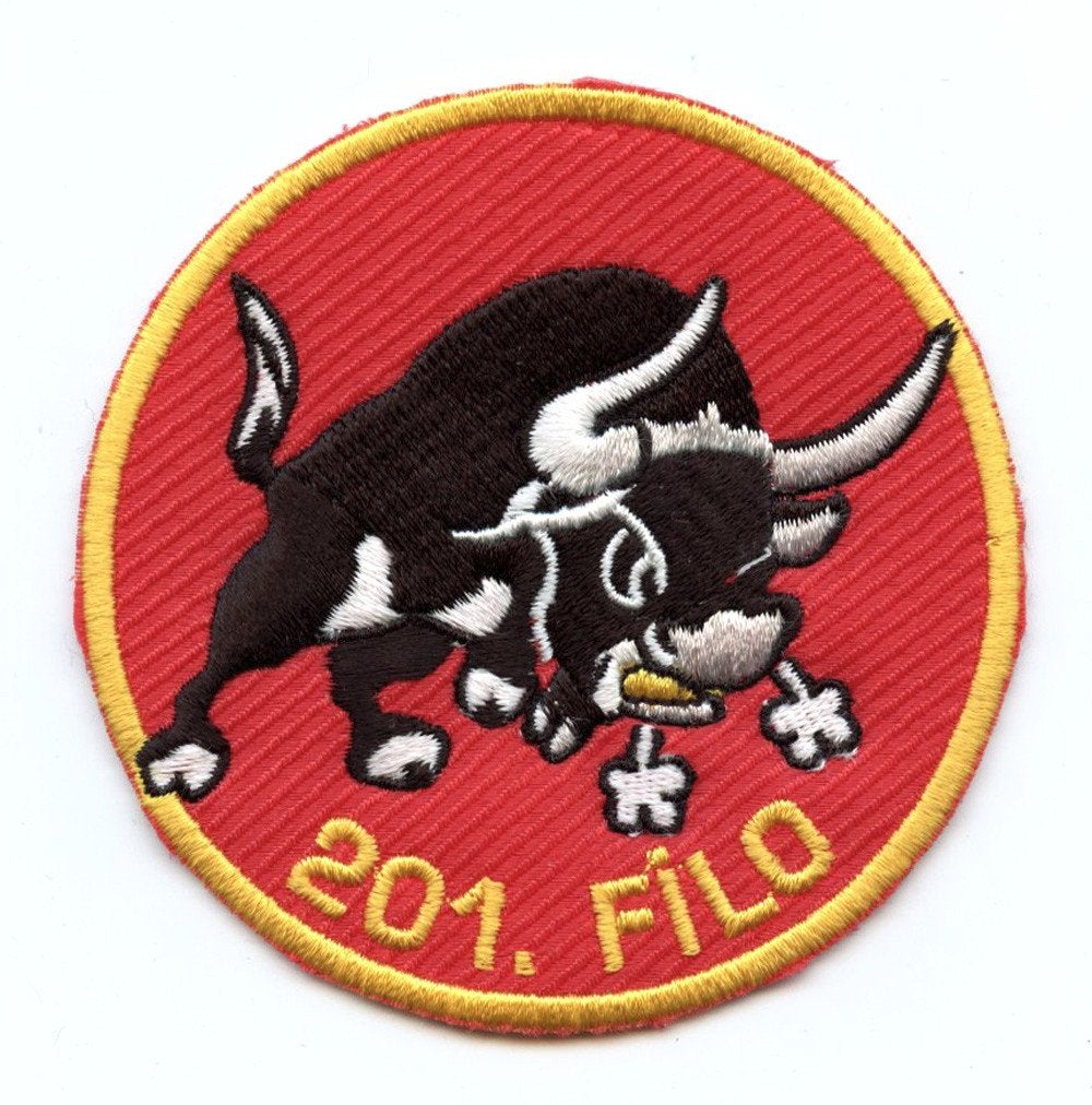 Turkish air force patch 201 Filo CN-235/AS-532 Eskisehir, Verzamelen, Ophalen of Verzenden, Luchtmacht, Overige gebieden, Embleem of Badge