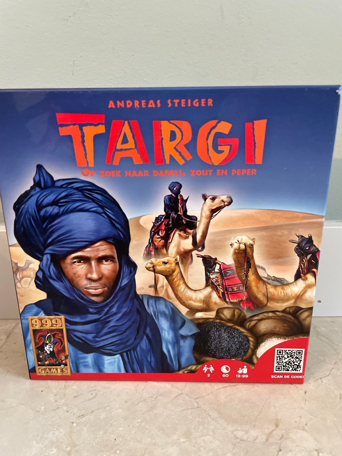 Targi: Op zoek naar dadels, zout en peper bordspel, Een of twee spelers, Ophalen of Verzenden, Nieuw