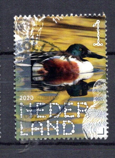 gestempelde zegel. Jaar 2020: Beleef de natuur, Postzegels en Munten, Postzegels | Nederland, Ophalen of Verzenden, Na 1940, Gestempeld