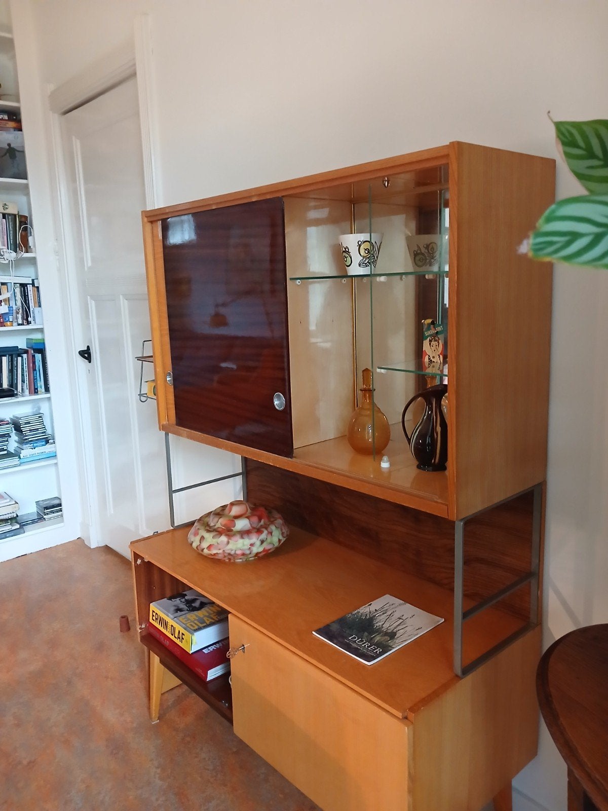 Vintage kastje# retro# vitrinekastje, Ophalen, Huis en Inrichting