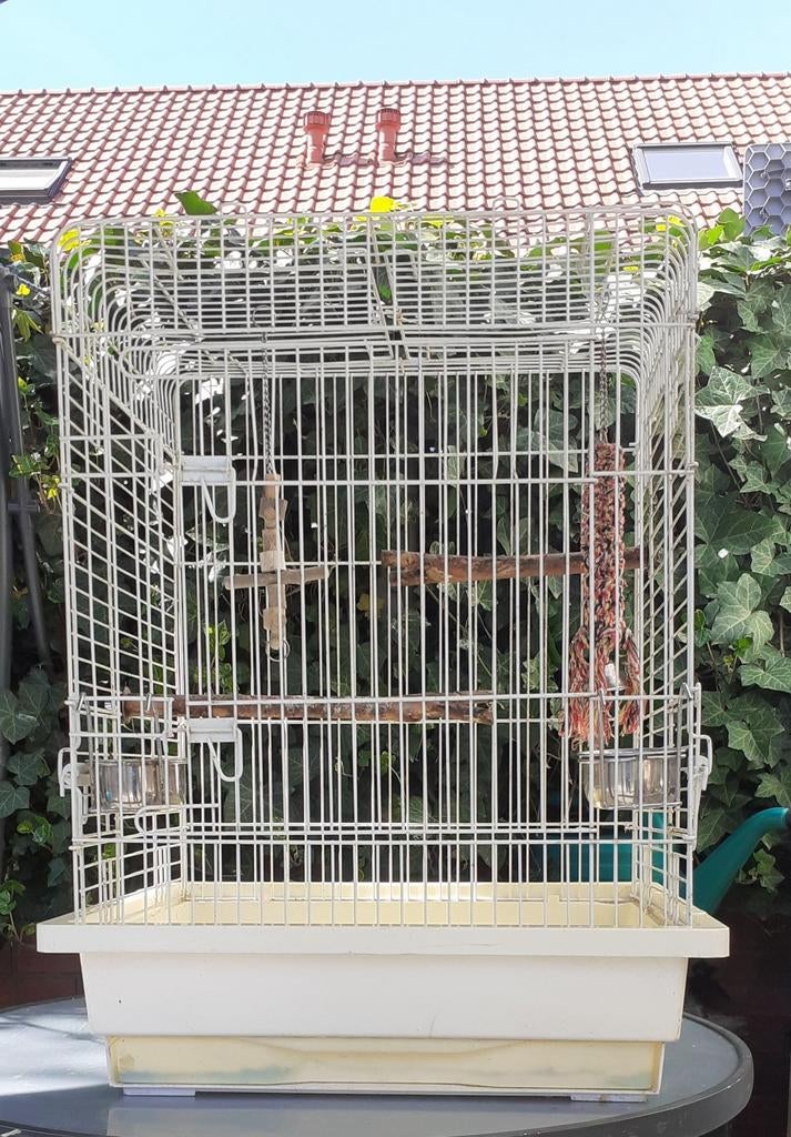 Vogel  kooi, Ophalen of Verzenden, Zo goed als nieuw, Metaal, Vogelkooi