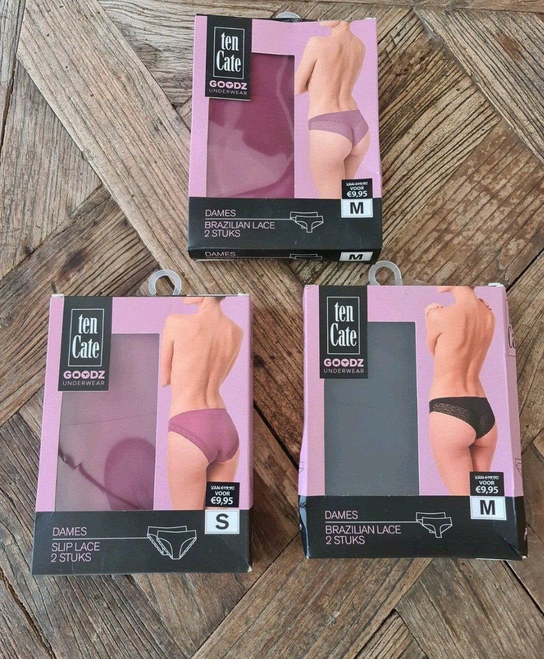 Ten Cate Goodz Dames Ondergoed - Brazilian Lace & Slip nieuw, Ten Cate, Ophalen of Verzenden, Meerkleurig, Slip