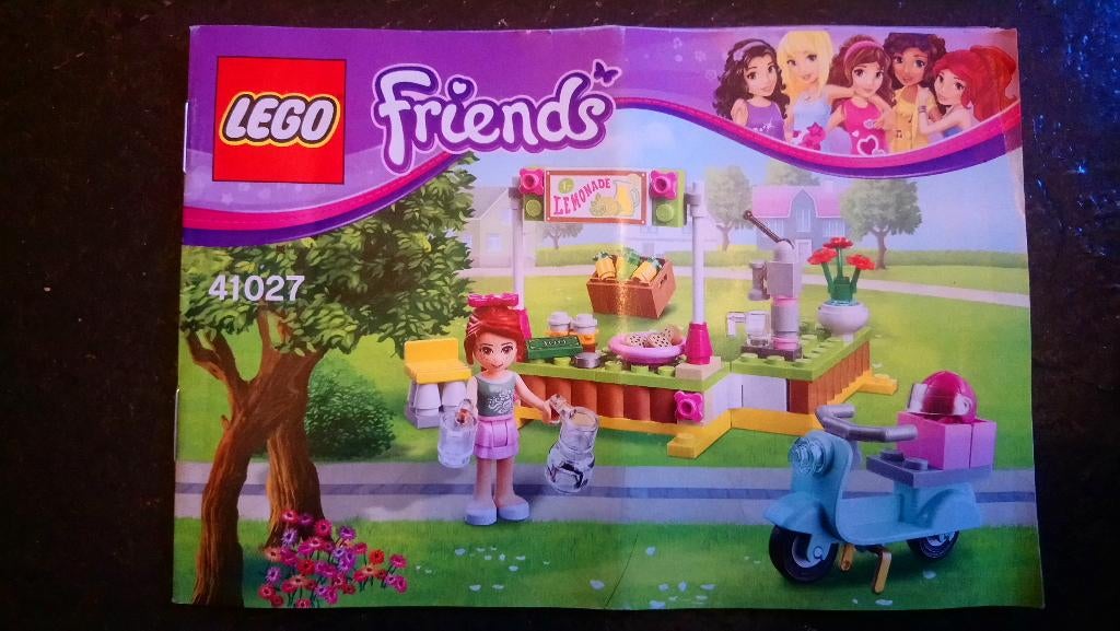 Lego friends 41027 - Mia's limonadekraam, Lego, Friends, Ophalen of Verzenden, Complete set