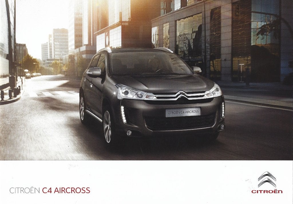 Brochure Citroen C4 Aircross 2012, Ophalen of Verzenden, Gelezen, Citroën