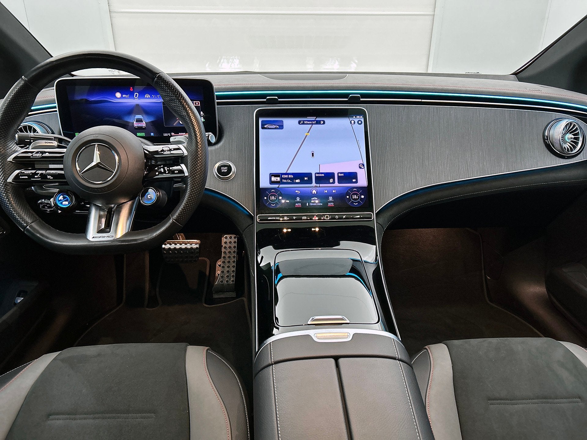 Mercedes-Benz EQE AMG 43 4MATIC 90 kWh(Goed OnderH, Panorama, Auto's, Automaat, Gebruikt, 504 km, Sedan