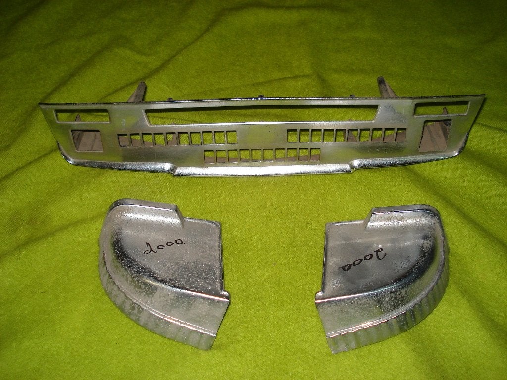 Jukebox  Wurlitzer 2000  Chrome toetsenpaneel + Hoekkappen, Ophalen of Verzenden, Gebruikt, 1950 tot 1960, Wurlitzer