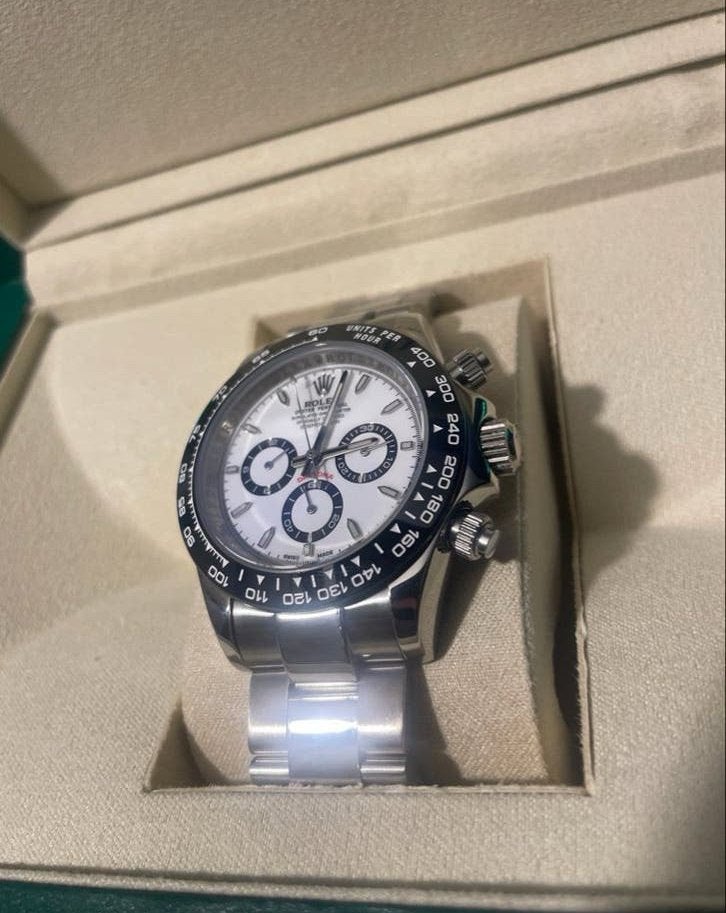 Rolex Daytona Panda Chronograaf Herenhorloge, Verzenden, Polshorloge, Nieuw, Rolex