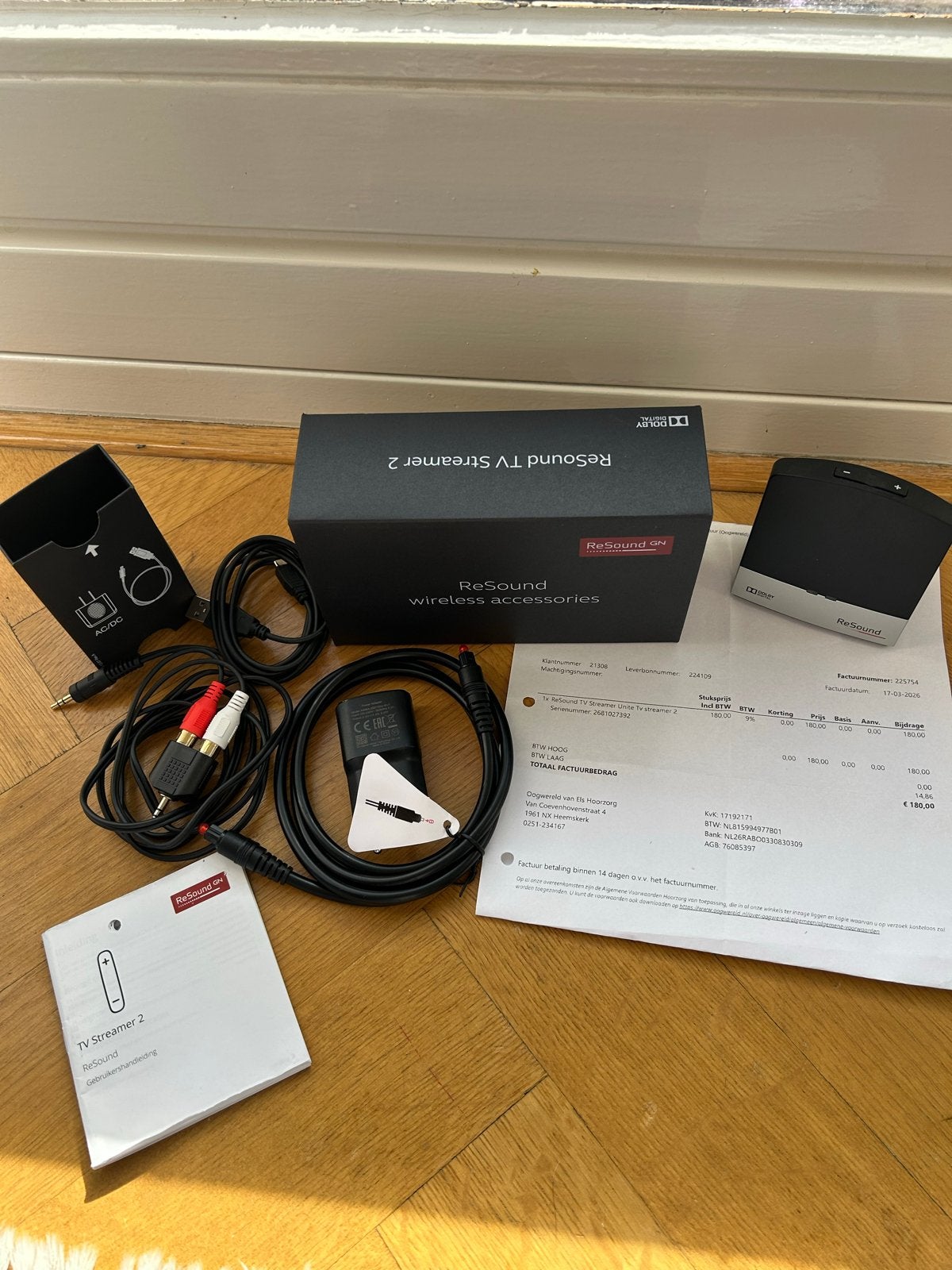 ReSound TV Streamer 2 - Draadloze accessoires, Ophalen of Verzenden, Zo goed als nieuw, Overige merken