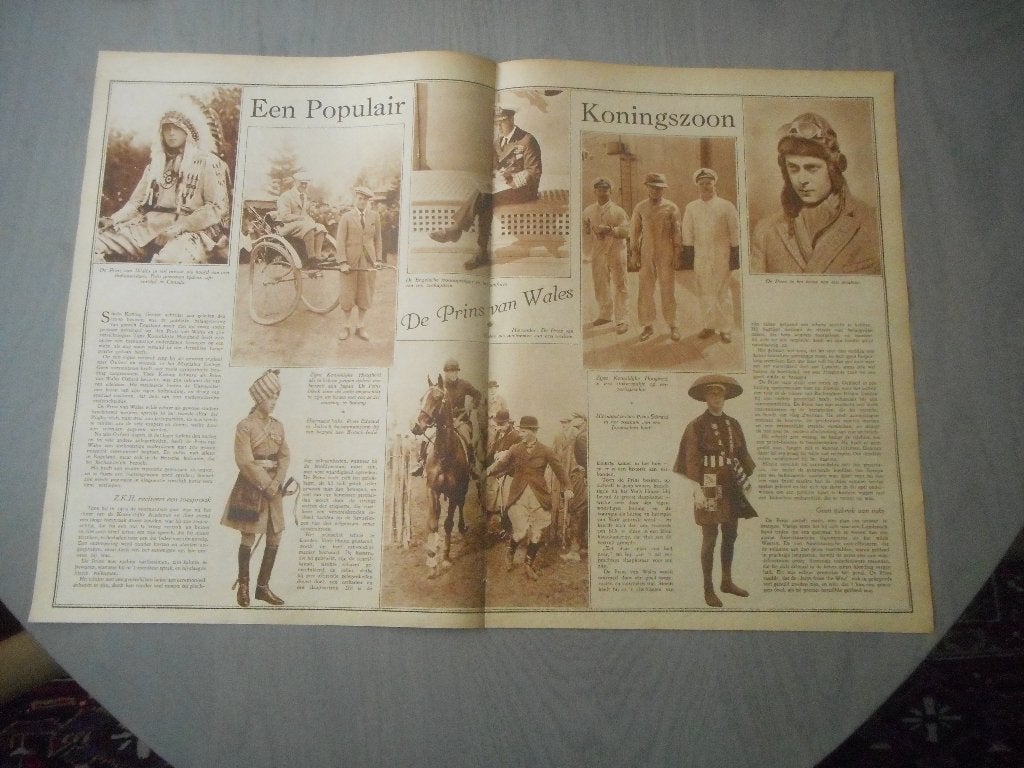 Windsor. Prins van Wales (Edward VII). 1928., Ophalen of Verzenden, Gebruikt, Overige typen