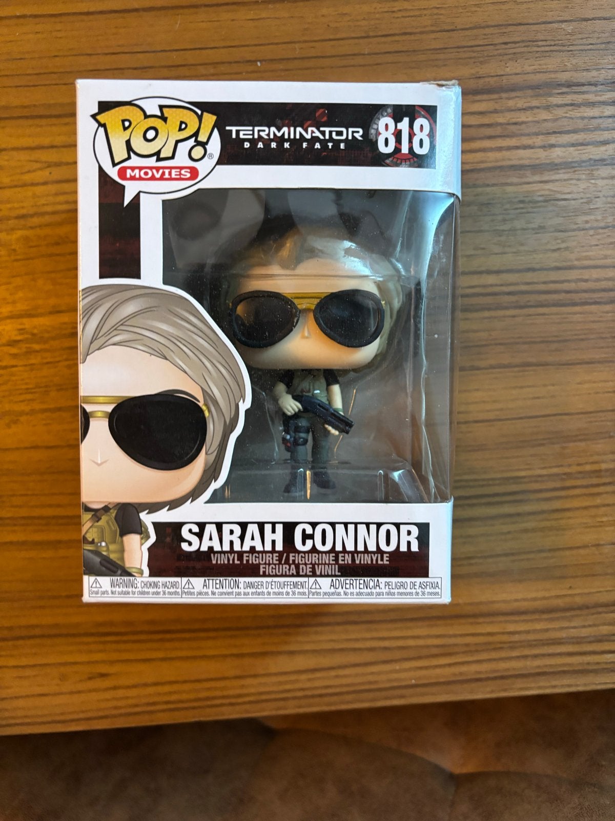 Funko Pop! Movies: Terminator Dark Fate - Sarah Connor #818, Ophalen of Verzenden, Zo goed als nieuw