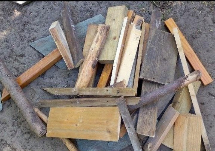 STOOKHOUT - KNUTSEL HOUT lees advertentie!, Minder dan 3 m³, Ophalen, Overige houtsoorten, Blokken