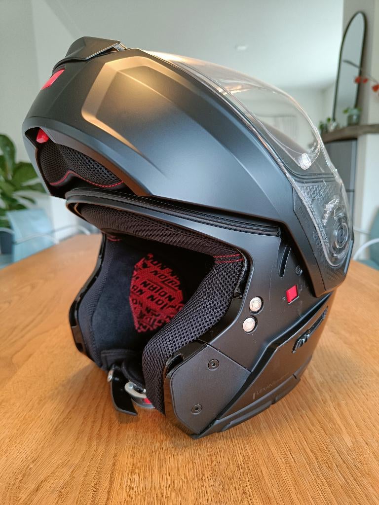 Nolan N90-3 Classic N-com helm - nieuwstaat, M, Systeemhelm, Nolan, Ophalen of Verzenden