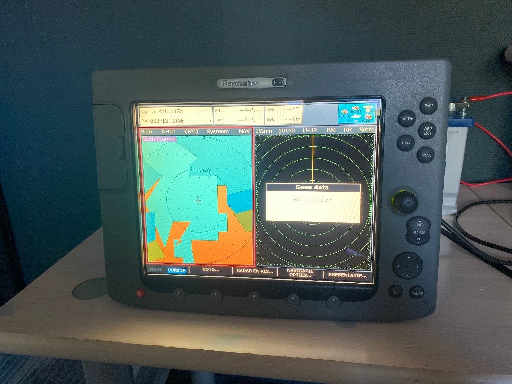 Raymarine E120 Classic Multifunctioneel Display Nette staat, Ophalen, Zo goed als nieuw