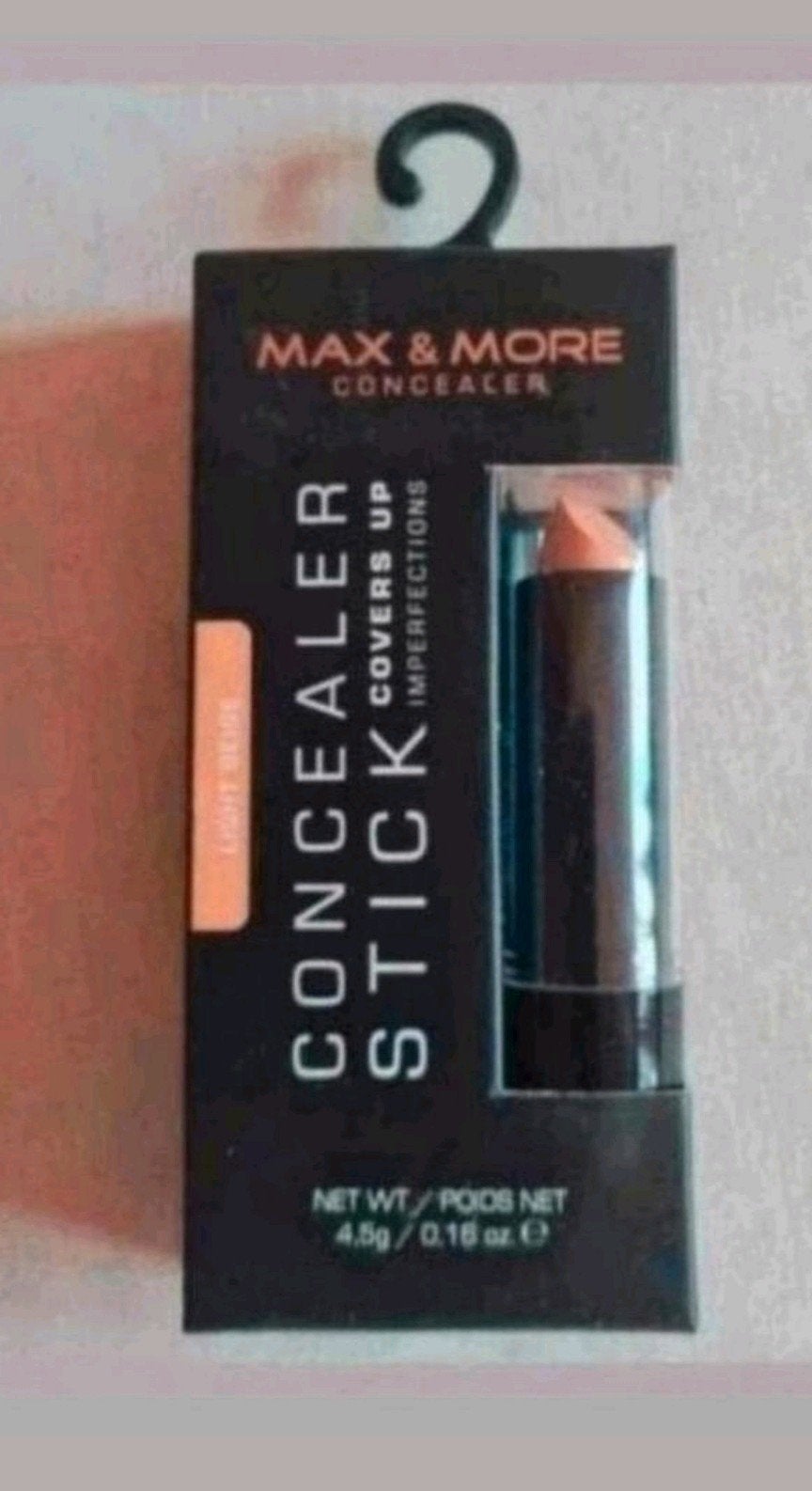 Nieuwe Max & More Concealer Stick. Light of medium beige., Ogen, Bruin, Nieuw, Ophalen of Verzenden