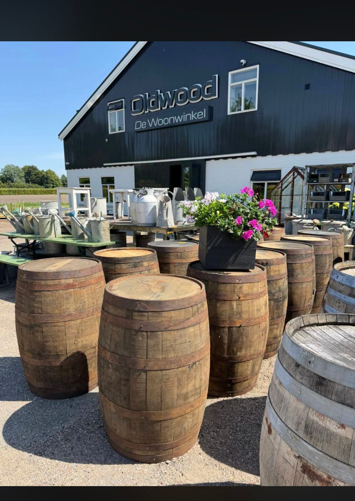 Regenton Whisky vat, 75 tot 150 liter, Ophalen, Zo goed als nieuw