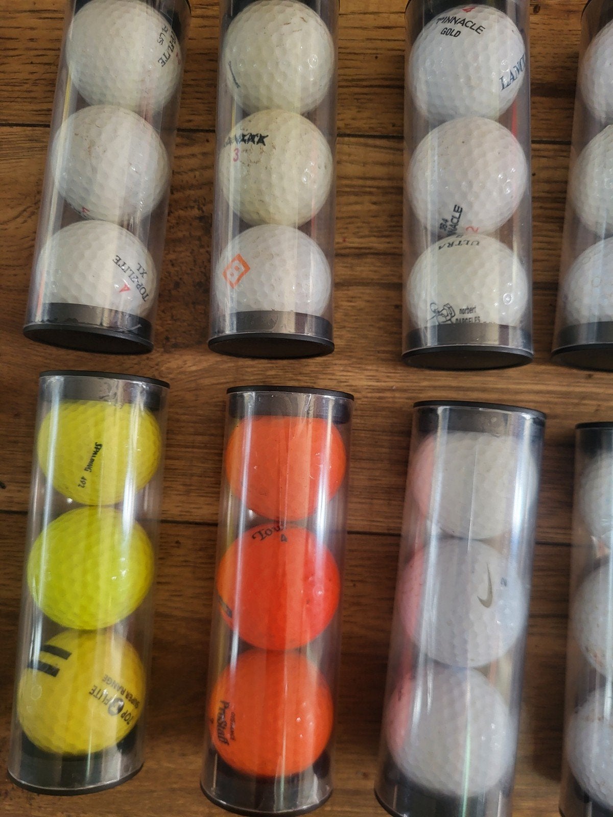 Diverse golfballen in tubes - Gebruikt, Sport en Fitness, Ophalen of Verzenden, Gebruikt, Bal(len), Callaway