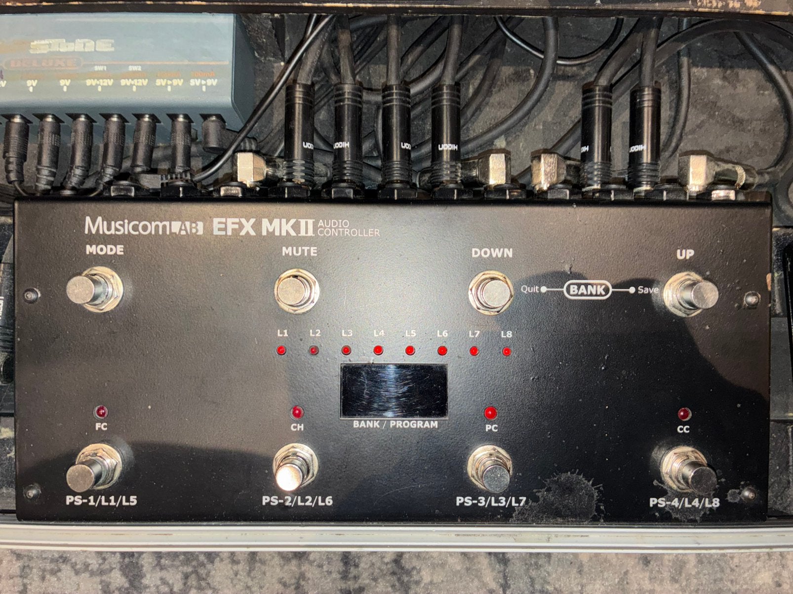 Musicom Lab EFX MKII Audio Controller / MIDI Switcher, Ophalen of Verzenden, Gebruikt