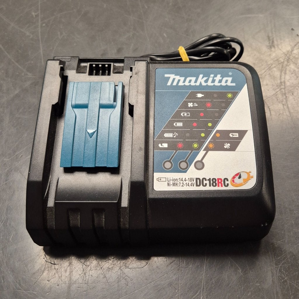 Makita DC18RC 14.4V - 18V Oplader Met Aktieve Koeling, Makita, Gebruikt, Support@makita.com, Makita Corporation, 3-11-8, Sumiyoshi-cho, 
Anjo, Aichi 446-8502
Japan