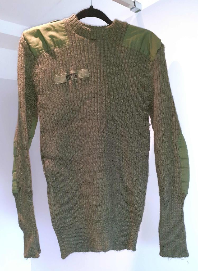 trui heren vintage militaire commando trui kaki S, Ophalen of Verzenden, Nieuw, Maat 46 (S) of kleiner, Groen