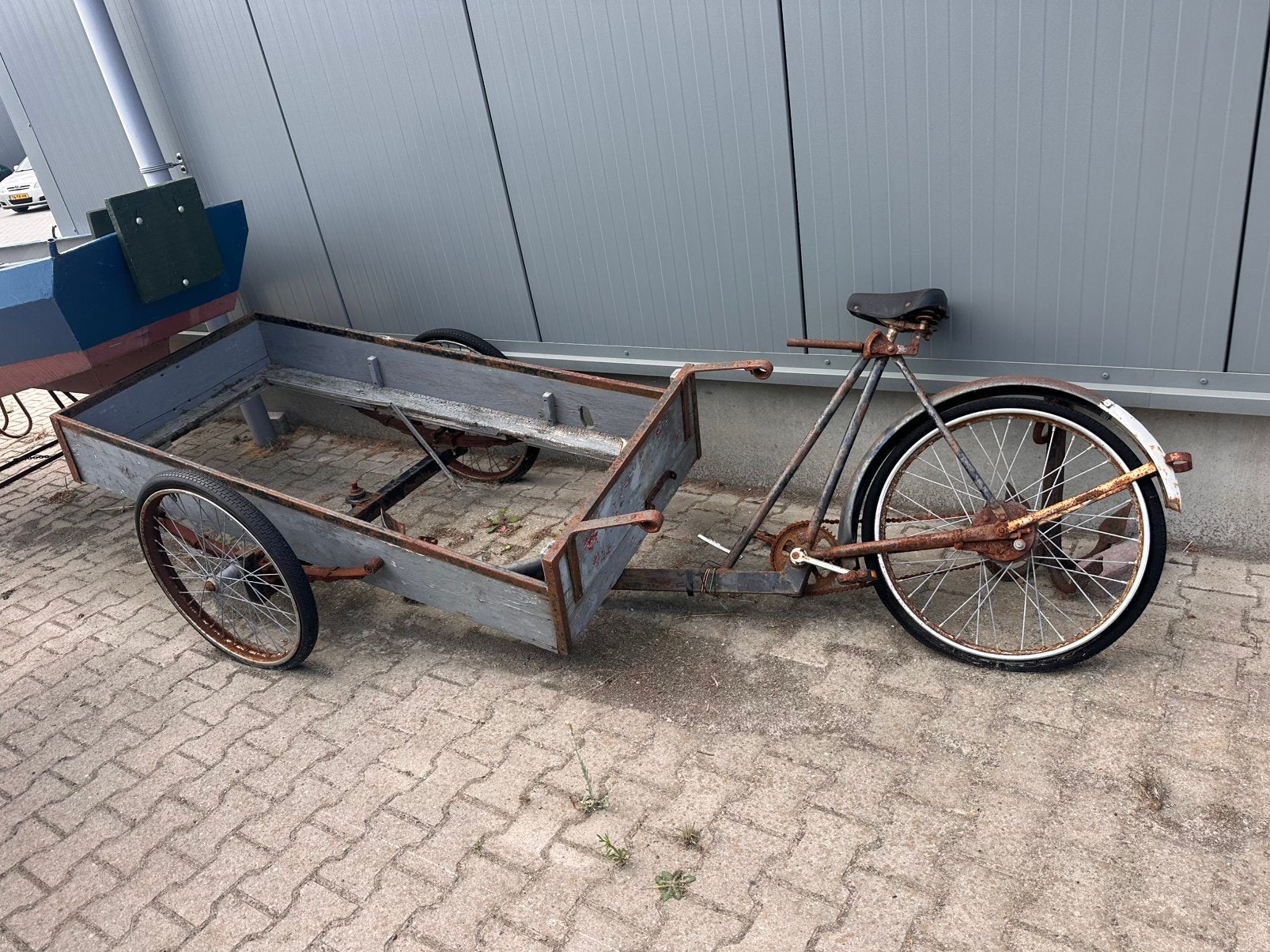 Bakfiets opknapper, Ophalen, Gebruikt