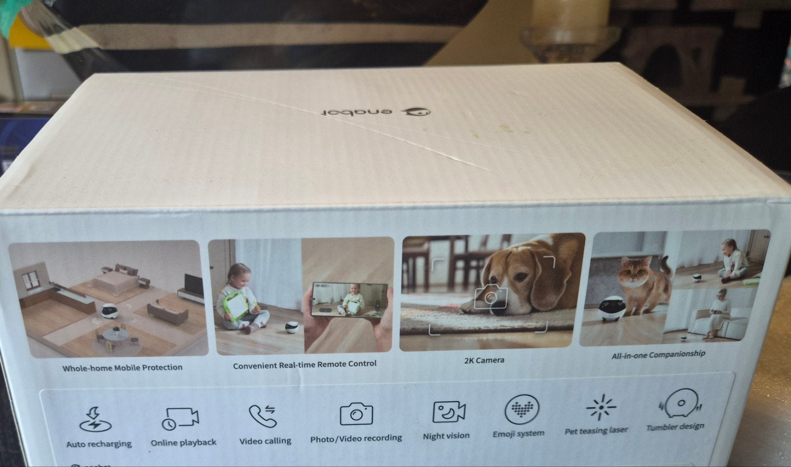 EBO Air 2 Smart Companion Robot - Huisdiercamera, Ophalen, Gebruikt, Binnencamera