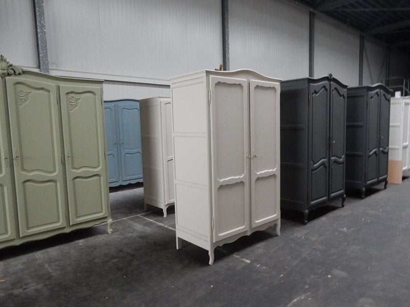 Kledingkast vintage / brocante, Met deur(en), Gebruikt, Vintage, Ophalen of Verzenden