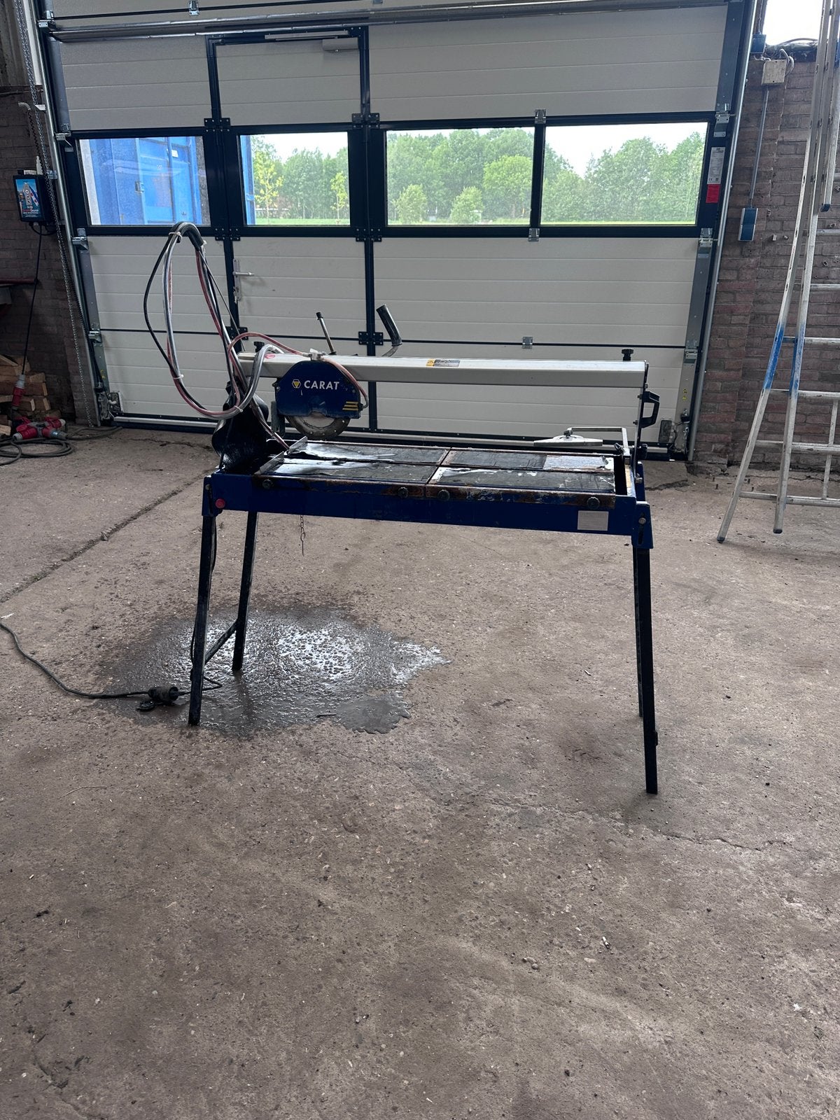 Carat caracoup 295 tegelzaag steenzaag waterzaag, Doe-het-zelf en Verbouw, Gereedschap | Overige machines, Ophalen, Zo goed als nieuw