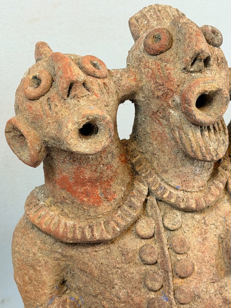 260992 Antique Afrikaans Terracotta Djenne sculpture - Mali, Antiek en Kunst, Ophalen of Verzenden
