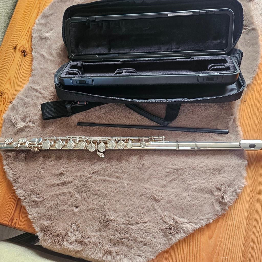 Yamaha Dwarsfluit YFL-312 Silverhead met koffer, Ophalen of Verzenden