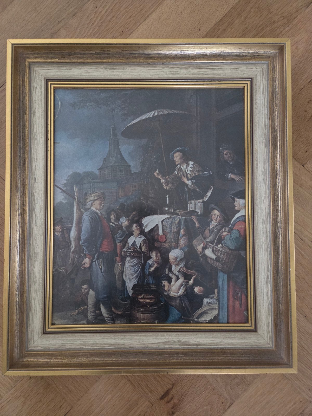Schilderij / afdruk in mooie lijst!, Antiek en Kunst, Ophalen of Verzenden