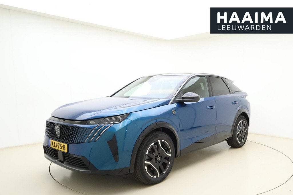 Peugeot e-3008 GT Avantage 210 73 kWh | Stoelverwarming voor, Auto's, Peugeot, 213 pk, Blauw, SUV of Terreinwagen, 750 kg
