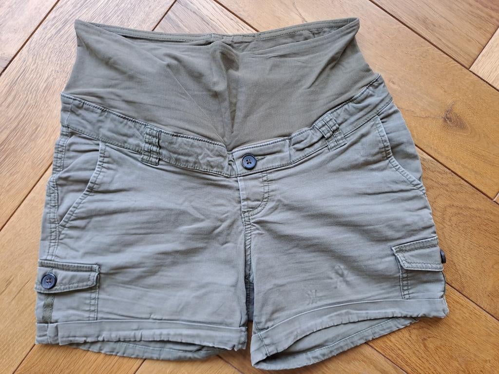 Zwangerschaps short maat 38, Maat 38/40 (M), Blauw, Ophalen of Verzenden, Zo goed als nieuw