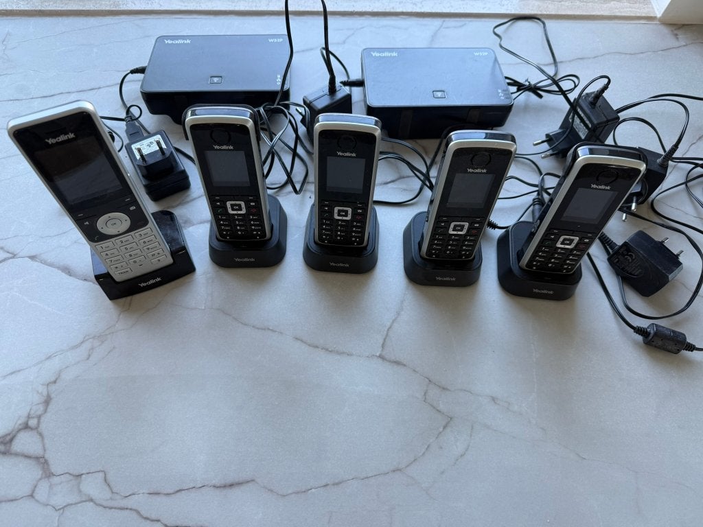 Yealink draadloze IP SIP telefoons, Ophalen, Gebruikt