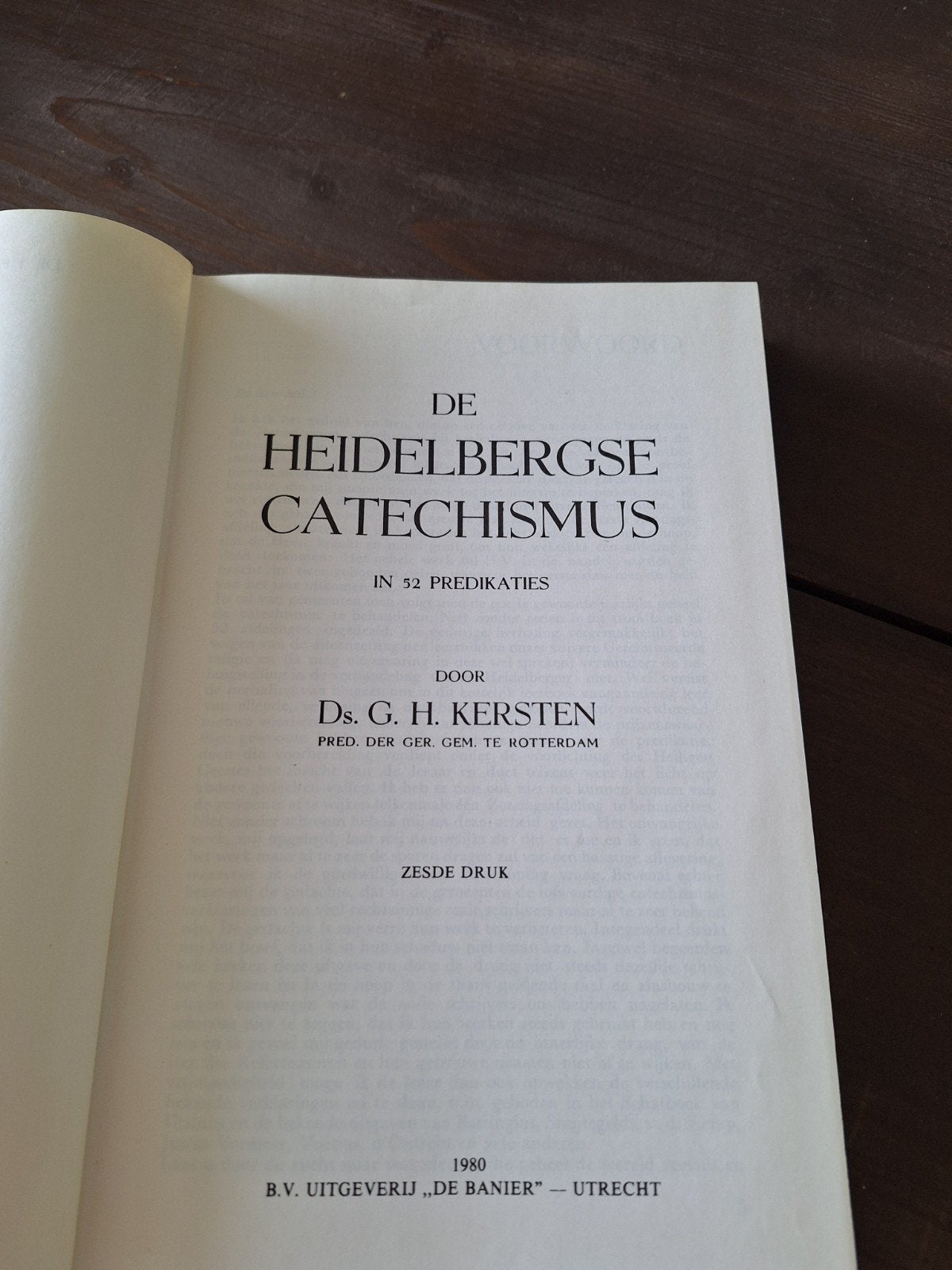 De Heidelbergse Catechismus - Ds. G.H. Kersten (1980), Boeken, Ophalen of Verzenden, Gelezen, Ds. G.H. Kersten, Christendom | Protestants