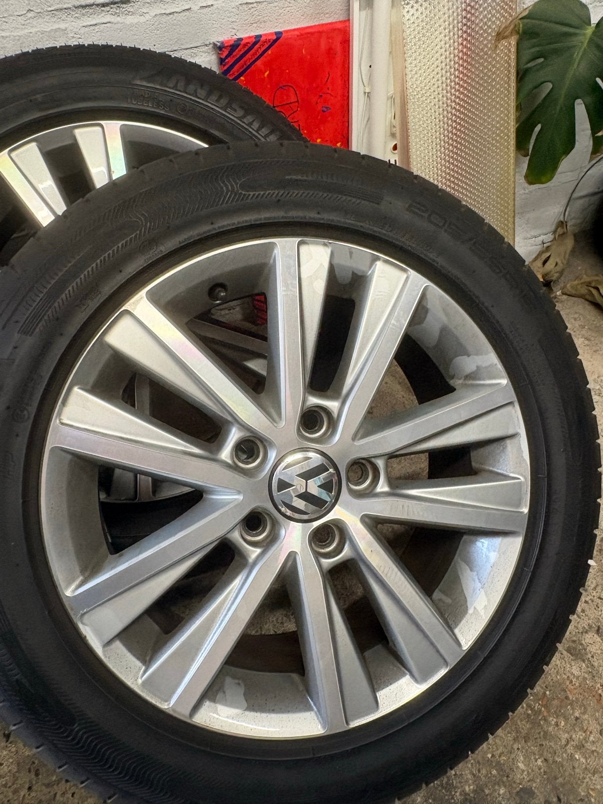 Volkswagen Golf 7 16 inch velgen met zomerbanden, Auto-onderdelen, Banden en Velgen, Ophalen, Gebruikt, 16 inch, Banden en Velgen
