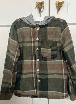 Name it blouse met capuchon 116, Overhemd of Blouse, Ophalen of Verzenden, Zo goed als nieuw, Jongen