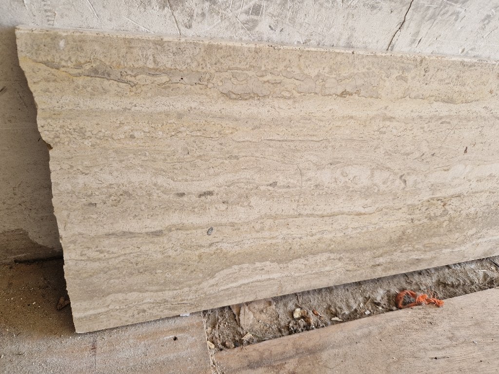 Travertin vensterbank dikte 3 cm, Ophalen, 60 cm of meer, Gebruikt, Overige typen