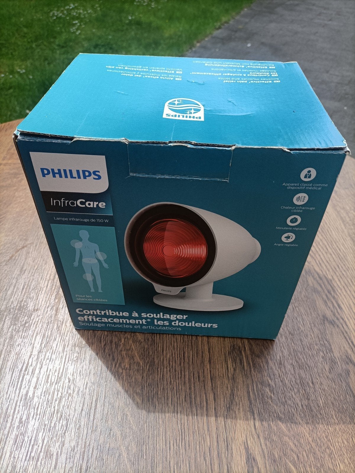Philips InfraCare Infraroodlamp 150W voor pijnverlichting, Witgoed en Apparatuur, Persoonlijke-verzorgingsapparatuur, Ophalen of Verzenden