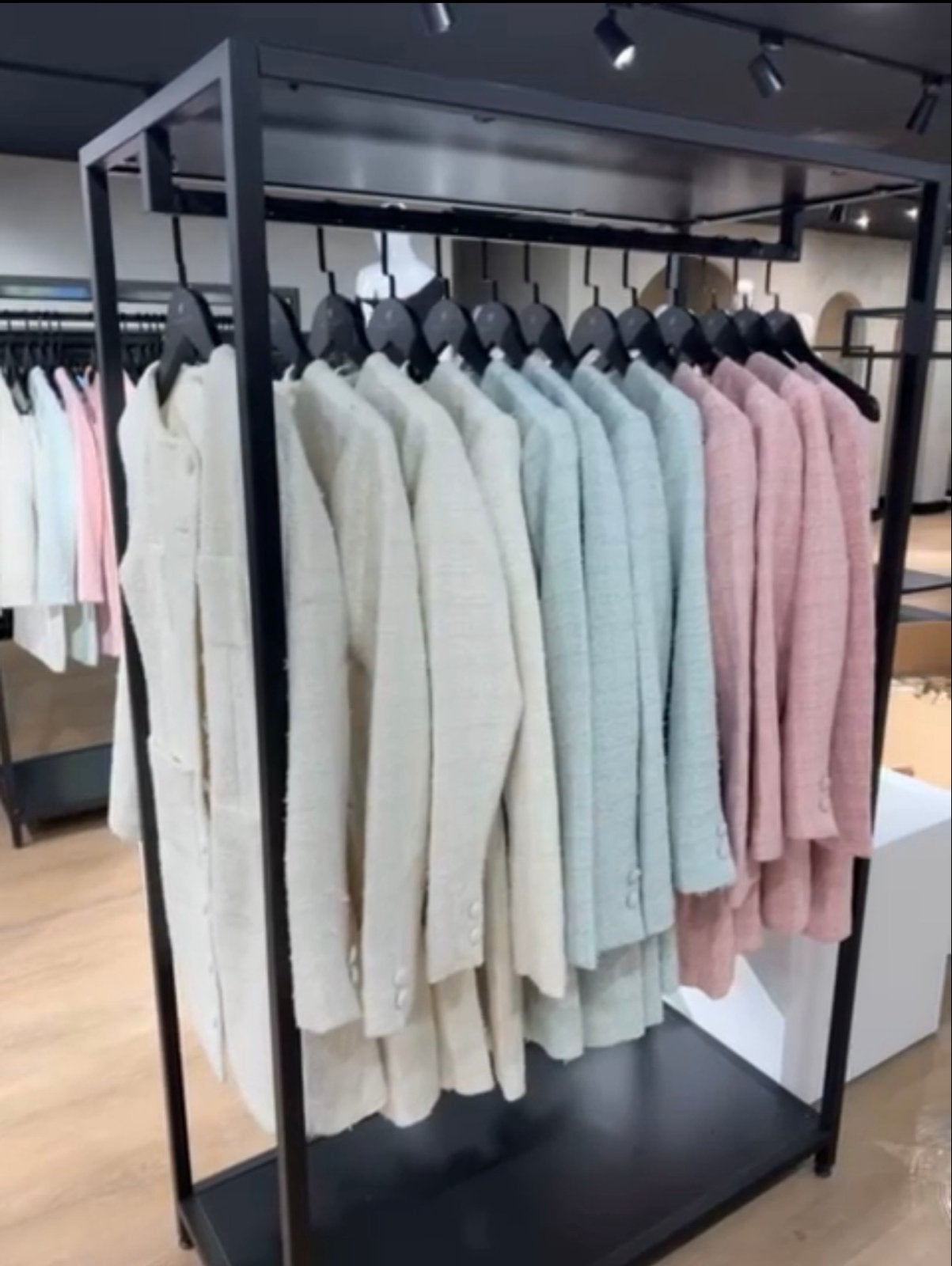 Zwart kledingrek 100x160x50 cm - Direct op te halen!, Kleding | Dames, Kledingrekken, Ophalen, Gebruikt