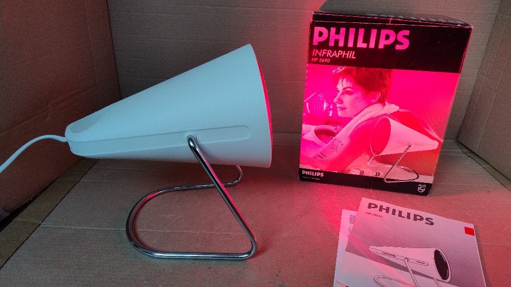 Infrarood warmtelamp Philips Infraphil HP3690 150 watt, Ophalen of Verzenden, Gebruikt, Overige typen