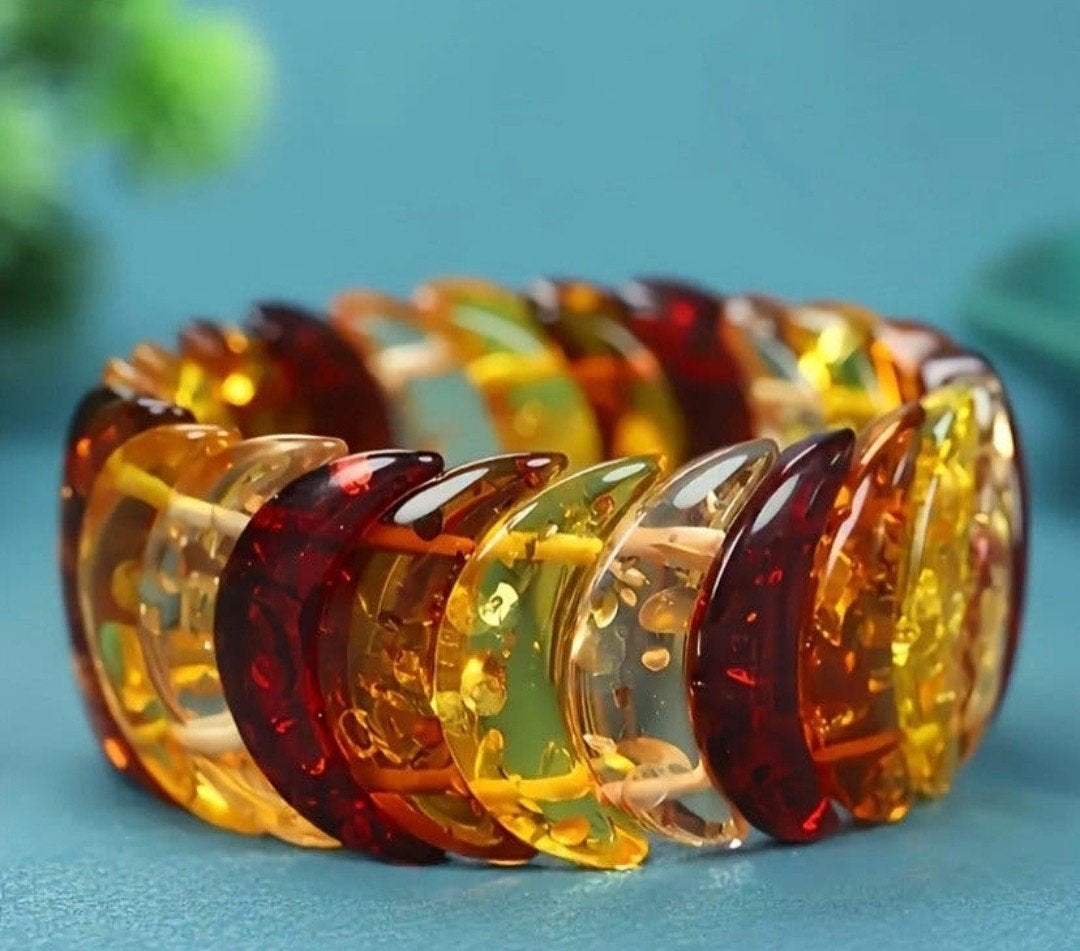 Elegante Multicolor Armband - Schakel Segmenten, Nieuw, Ophalen of Verzenden, Amersfoort, Heavenlysoap1975@hotmail.com