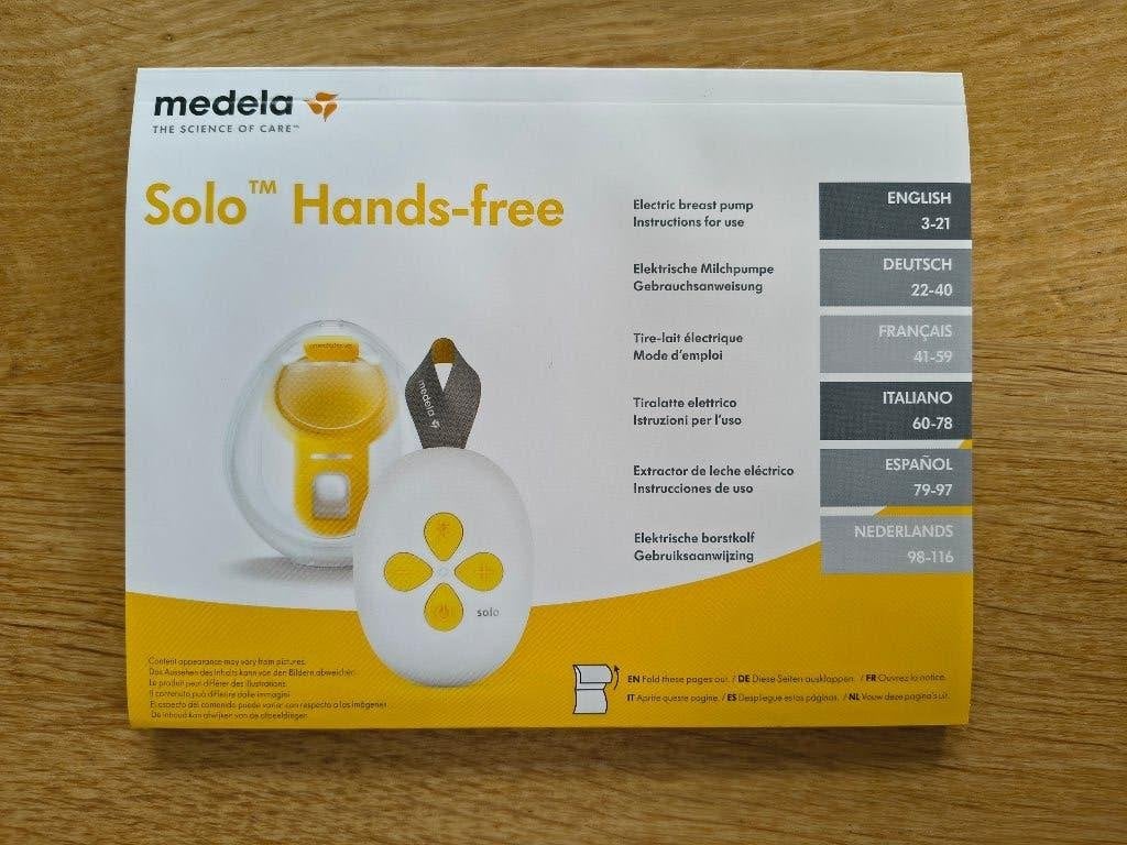 Medela solo handsfree kolf, Kinderen en Baby's, Ophalen, Zo goed als nieuw, Borstkolf, Medela