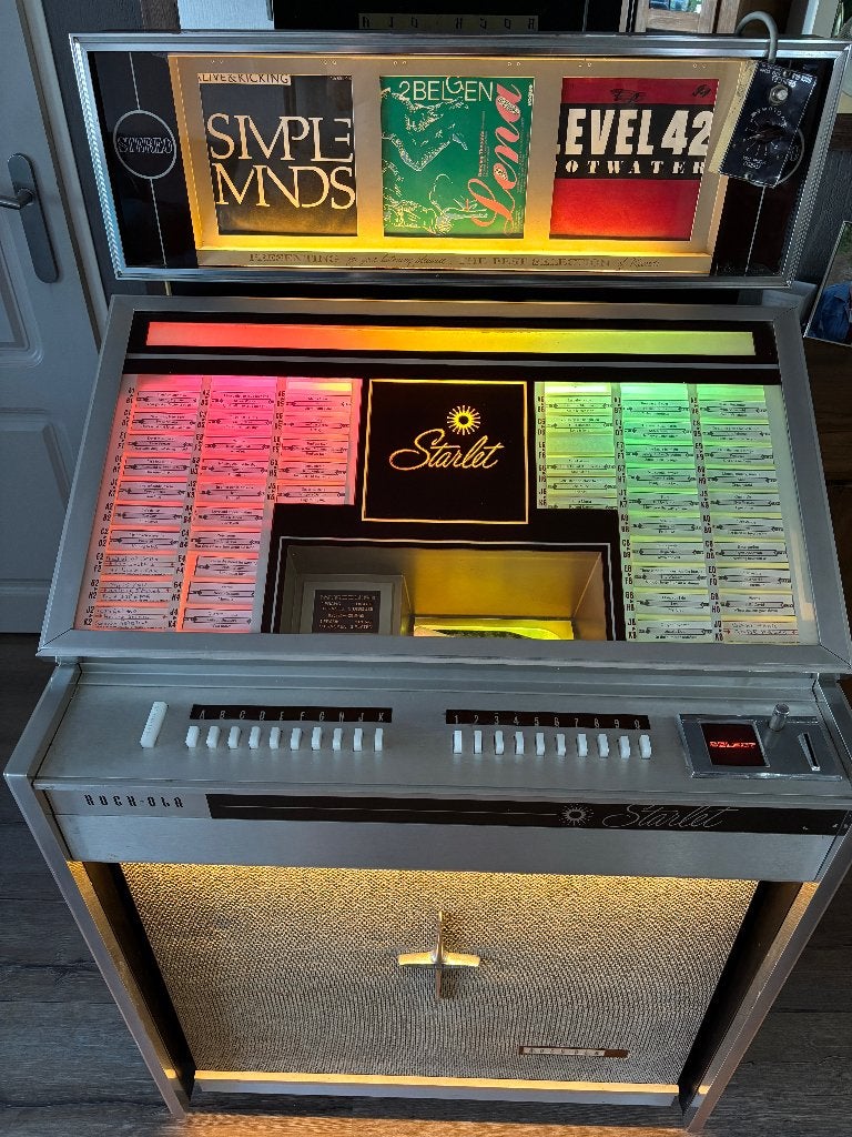 Gevraagd rock ola 429 deurtje en geld zak, Verzamelen, Automaten | Jukeboxen, Ophalen of Verzenden, 1960 tot 1970, Rock Ola