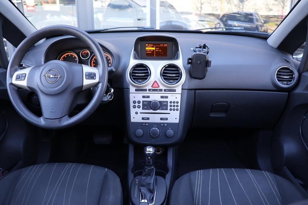 Opel Corsa 1.4-16V Enjoy |Panorama|Climate|, Auto's, Opel, Stof, Gebruikt, Zwart, 4 cilinders
