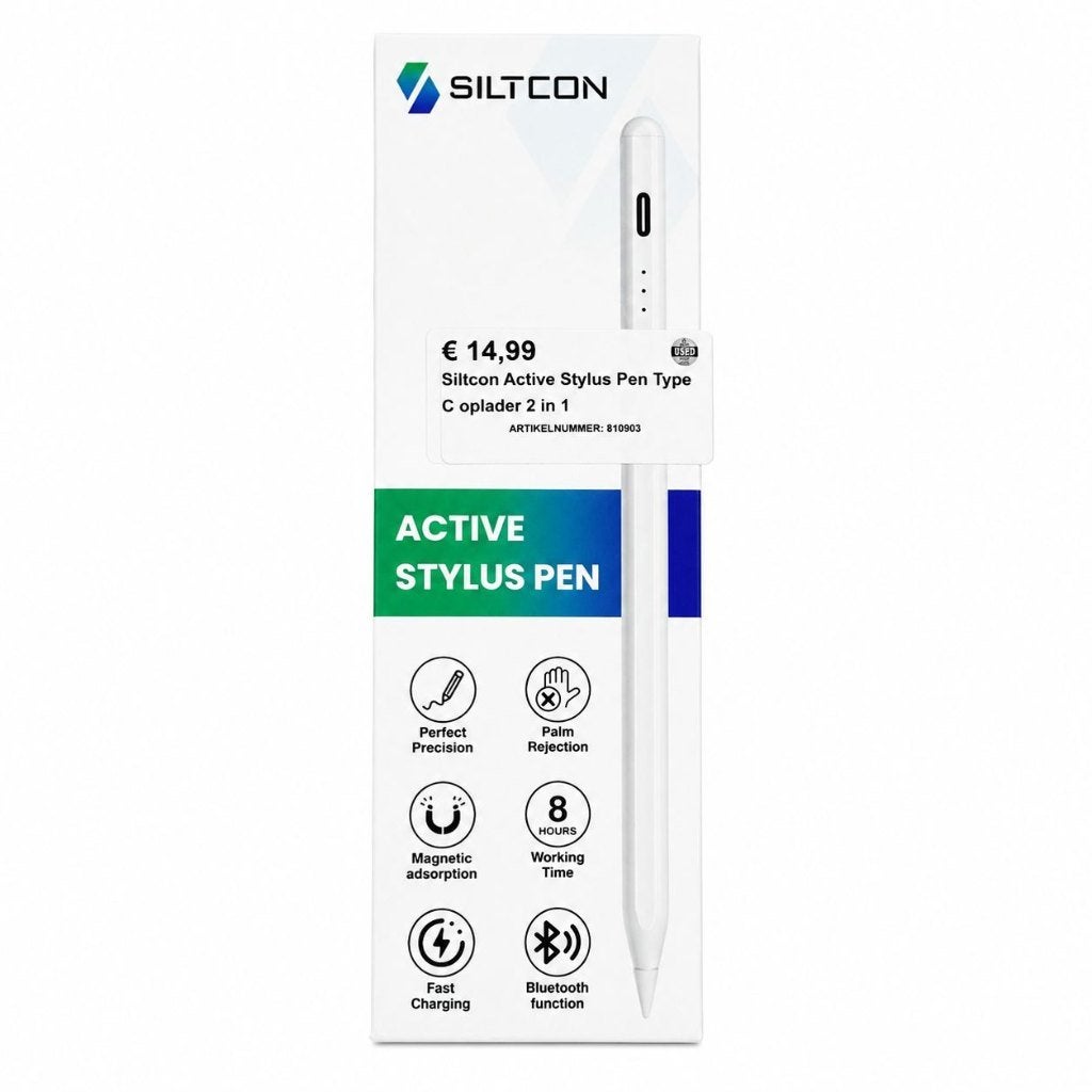Siltcon Active Stylus Pen Type C oplader 2 in 1 | NIEUW, ., Nieuw, Ophalen of Verzenden, .