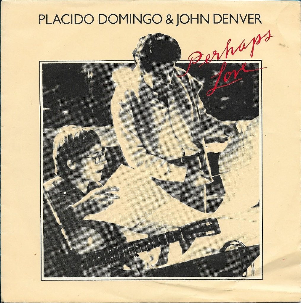Placedo Domingo & John Denver - Perhaps love, Ophalen of Verzenden, Gebruikt, 7 inch, Pop
