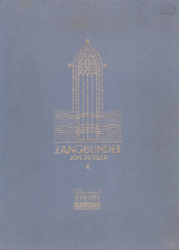 JOH.DE HEER - ZANGBUNDEL - KLAVARSKRIBO, Orgel, Gebruikt, Ophalen of Verzenden, Religie en Gospel