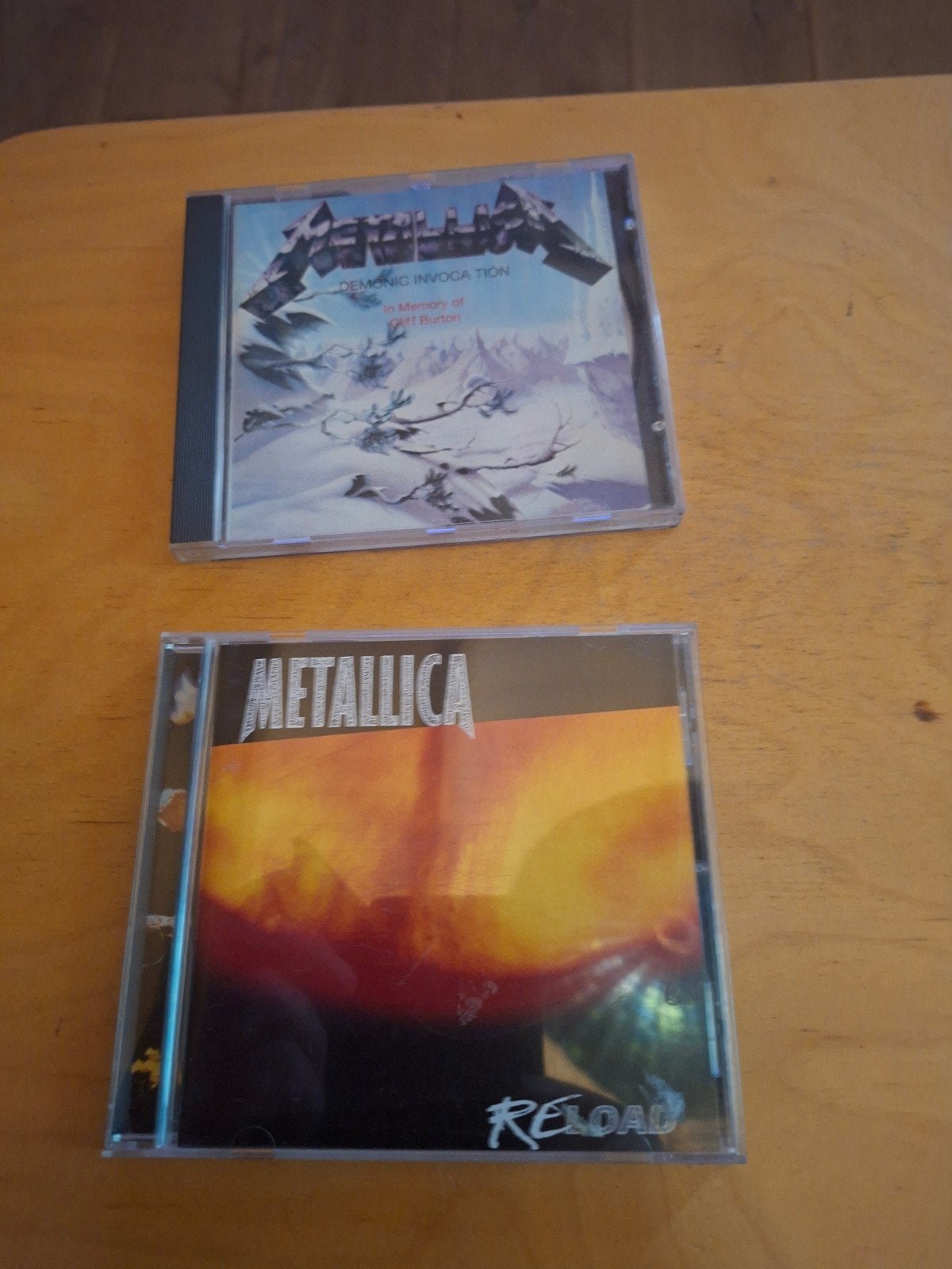 2 CD's Metallica: Reload en Demonic Invocation, Ophalen of Verzenden